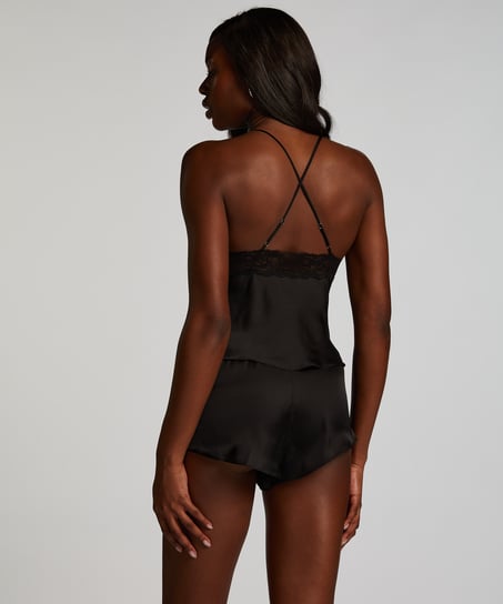 Linne Satin Marcela, Svart