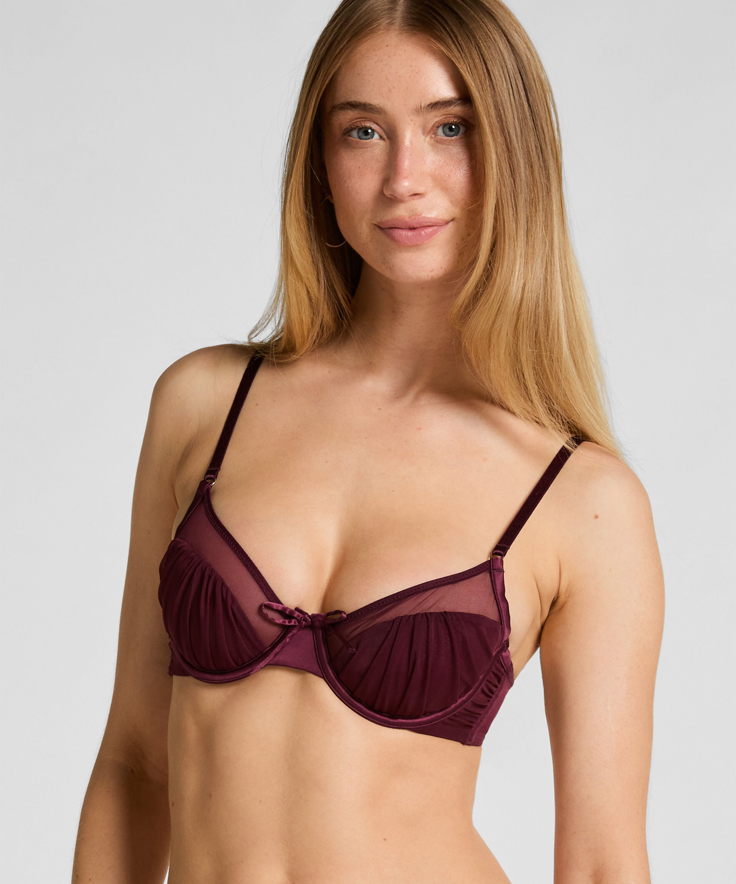 Dulce icke-formpressad bygel-bh, Lila