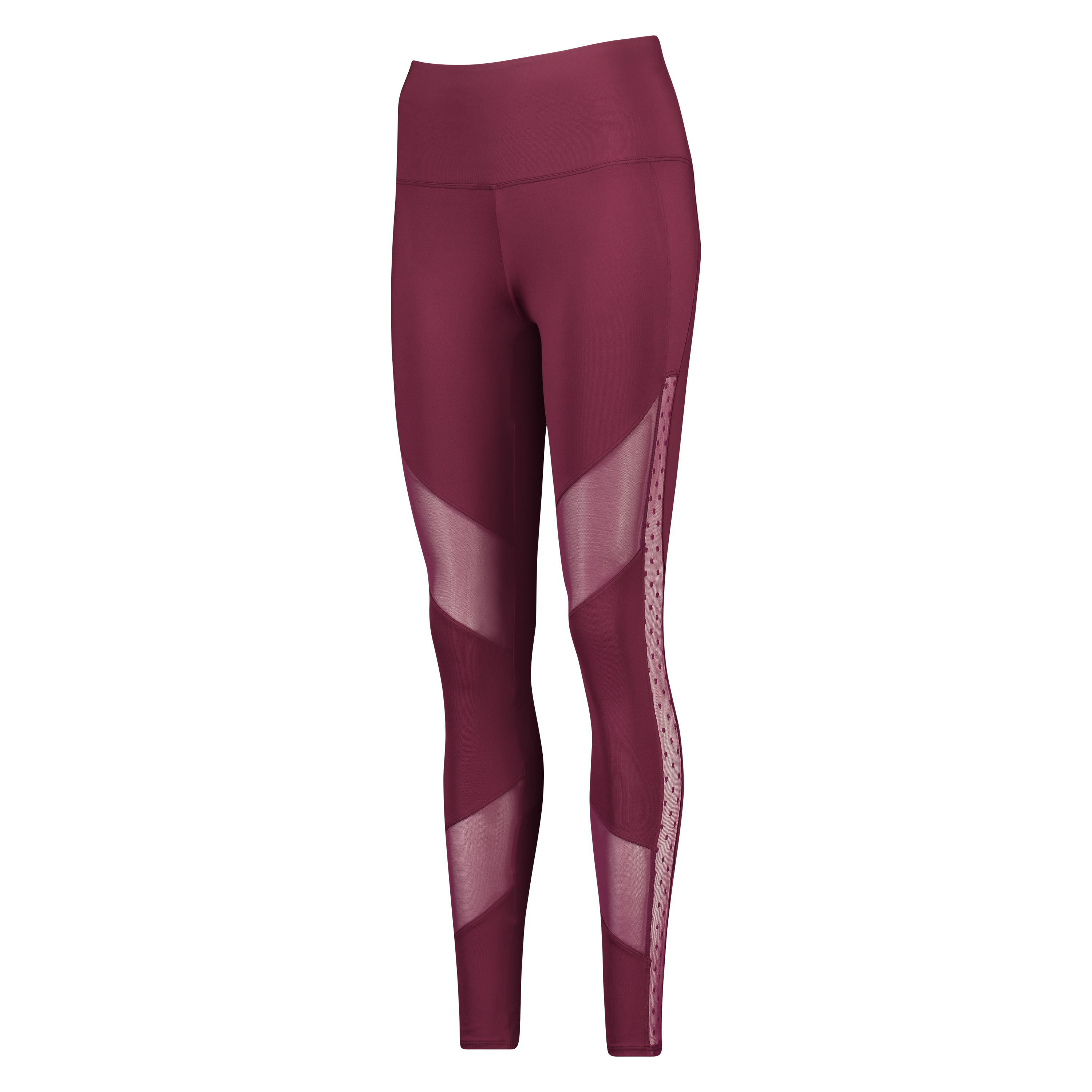 HKMX sportleggings med hög midja nivå 2, Lila, main