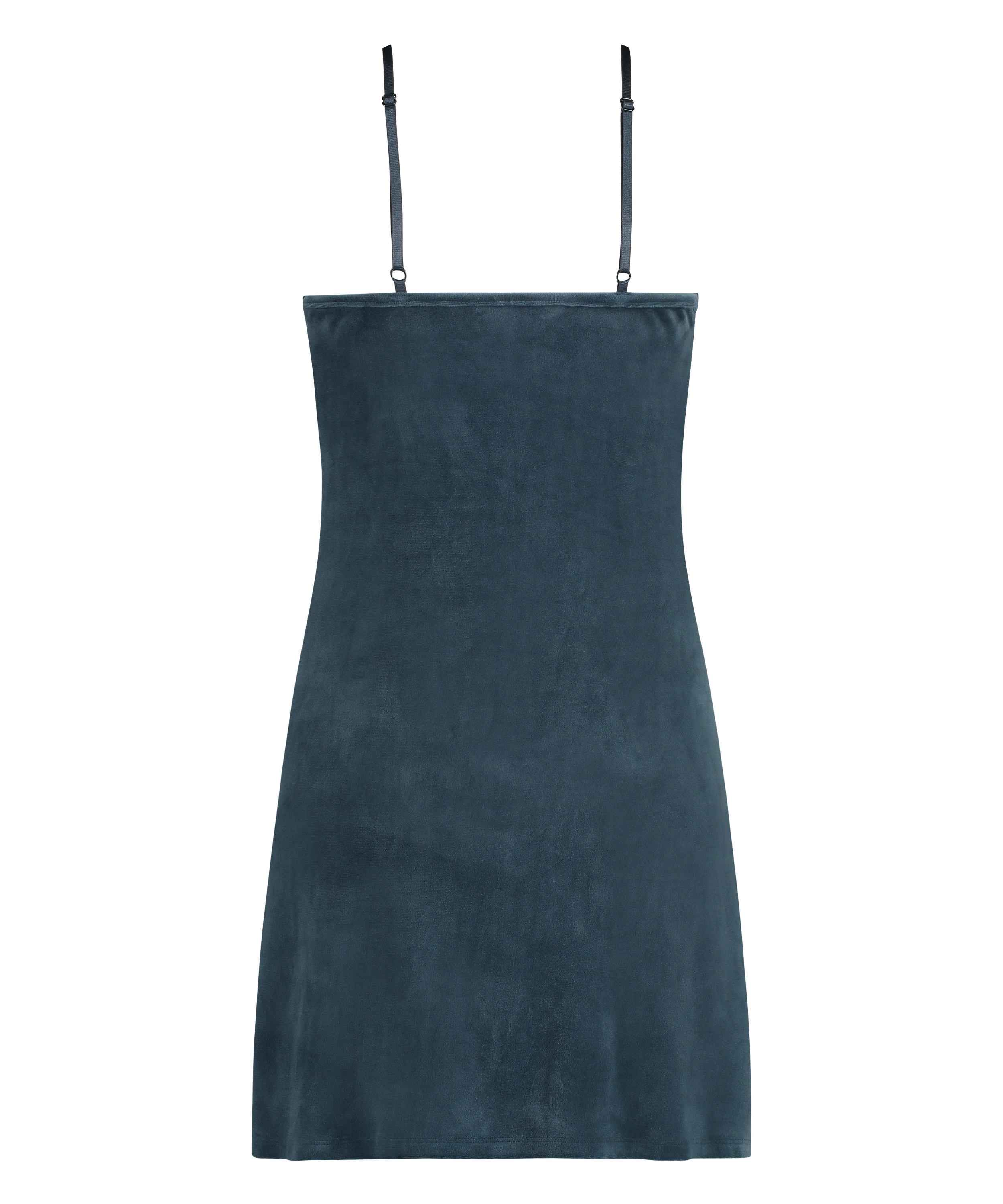 Underkl&auml;nning i spets och velour, bl&aring;, main