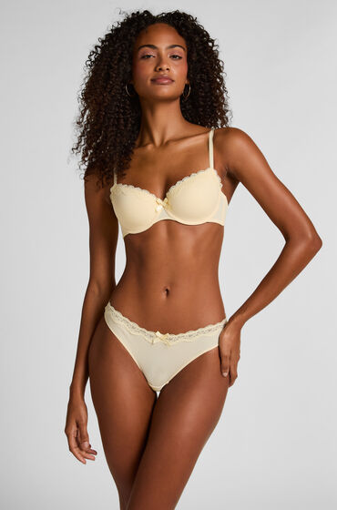 Hunkemöller Lola stringtrosa Gul