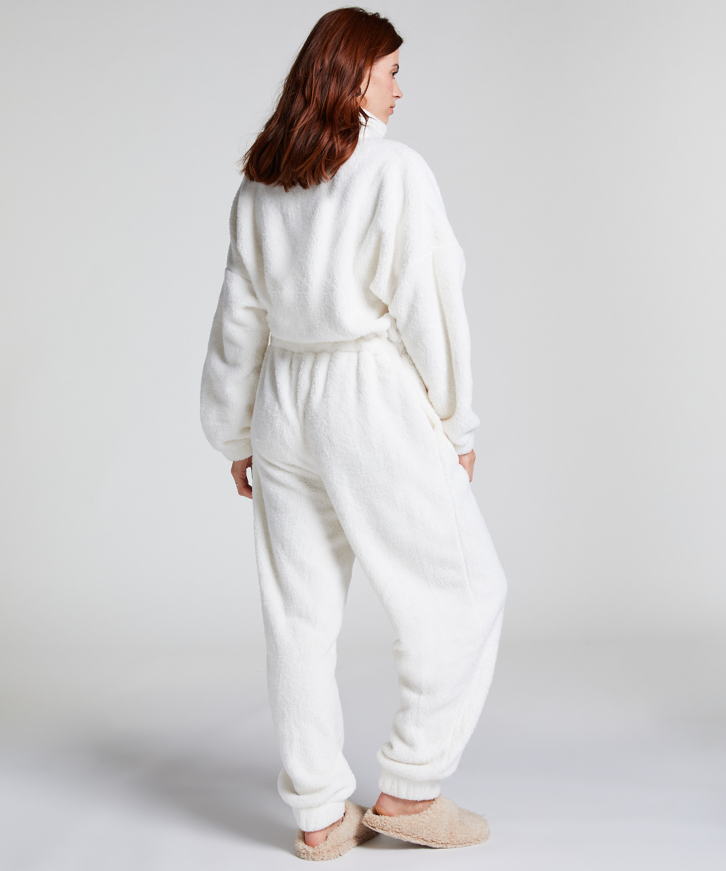 Onesie Fleece, Vit, main