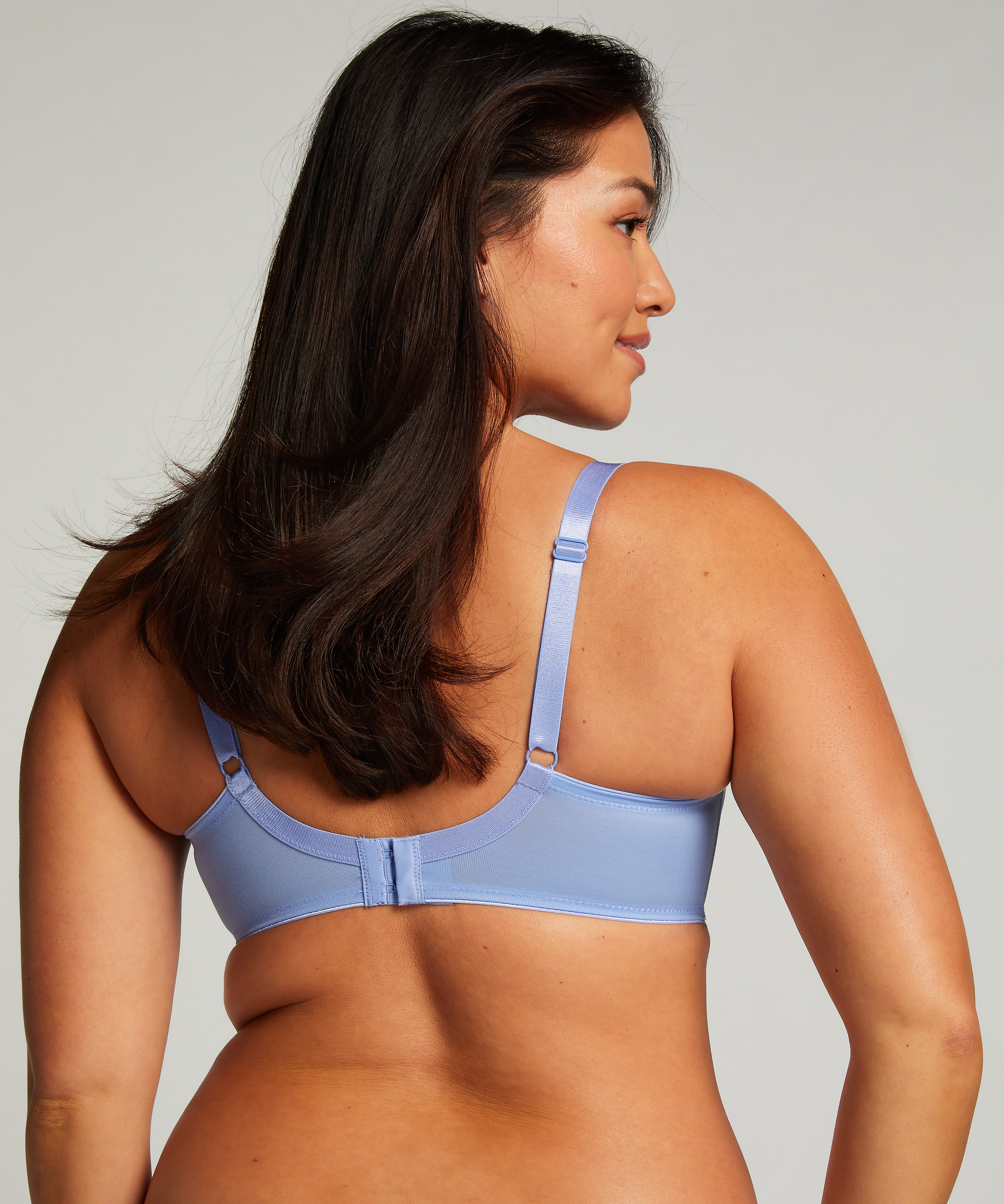 Icke-formpressad minimizer-bh med bygel Nina, blå, main