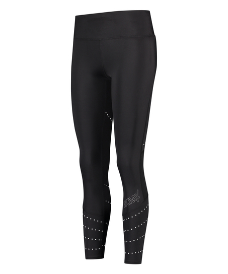 HKMX Run Baby Run tights med normal midja, Svart