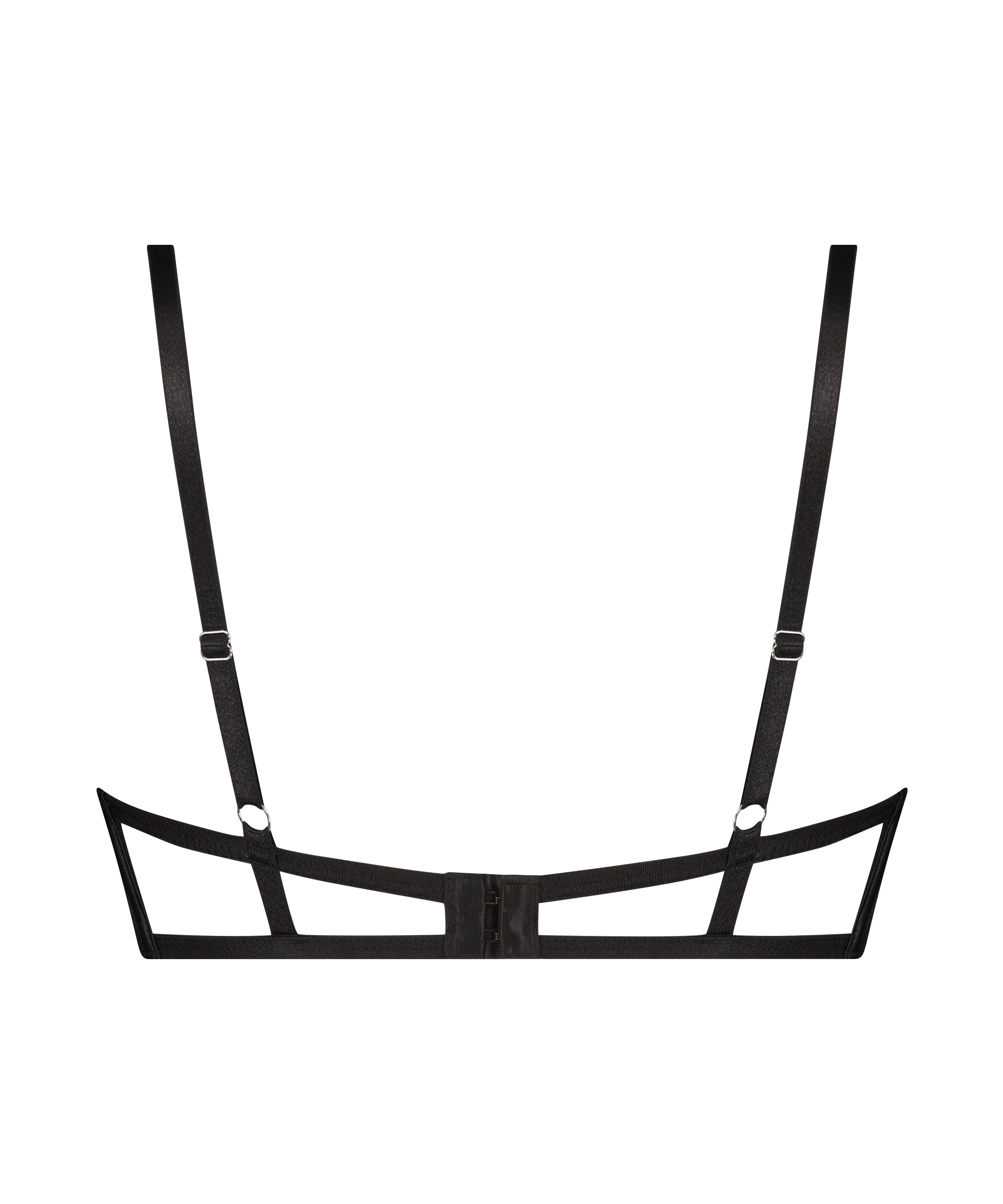 Monroe formpressad bygel-beh&aring; med halvkupa, Svart, main