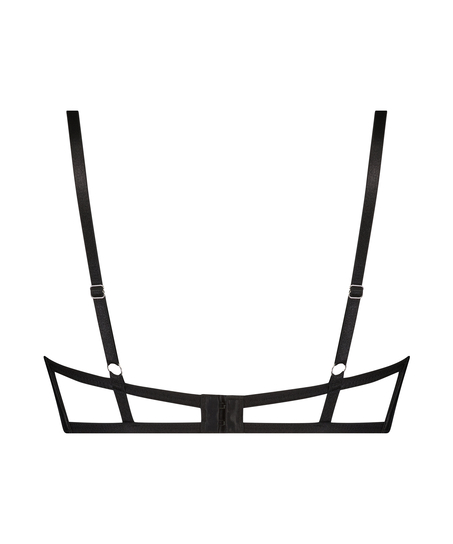 Monroe formpressad bygel-beh&aring; med halvkupa, Svart