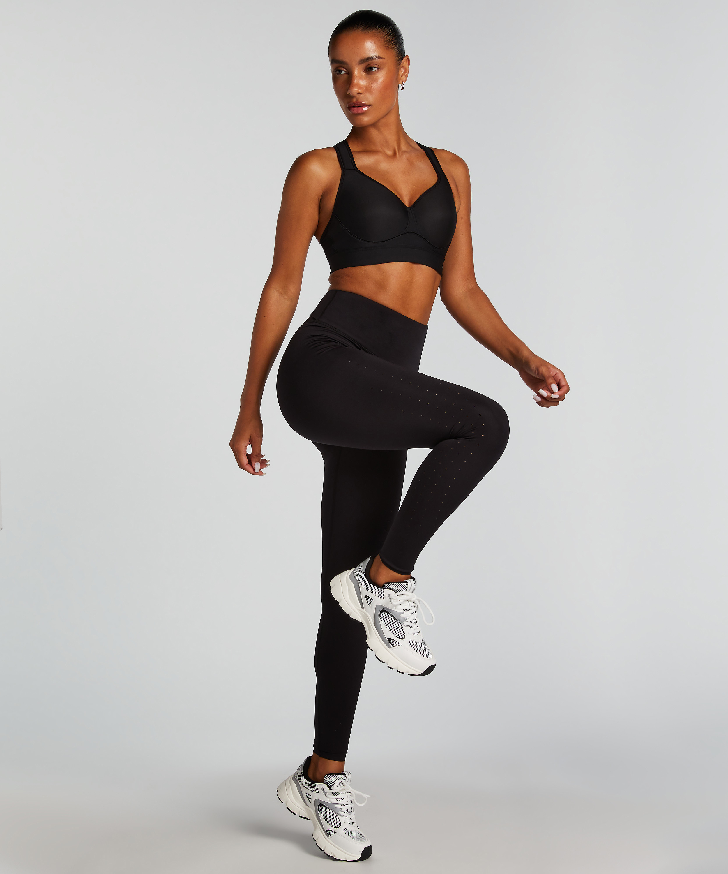 HKMX Prestanda sport leggings, Svart, main