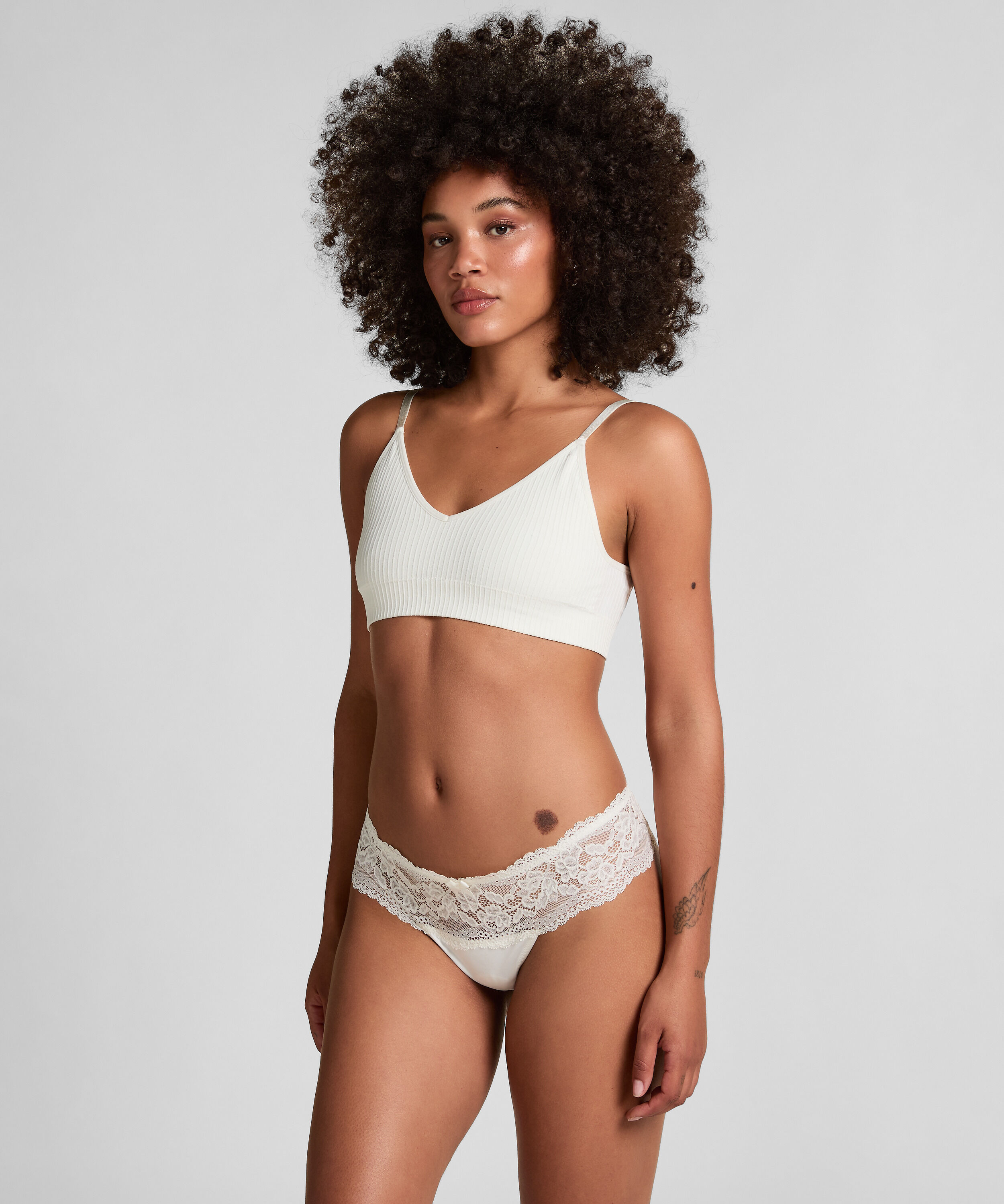 Florence Thong Boxers, Vit Florence Thong Boxers, Vit