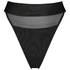 H&ouml;gt skuren tanga Flexing, Svart