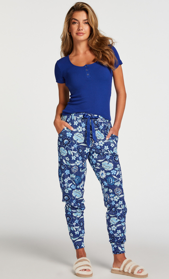 Pyjamasbyxa Jersey, blå