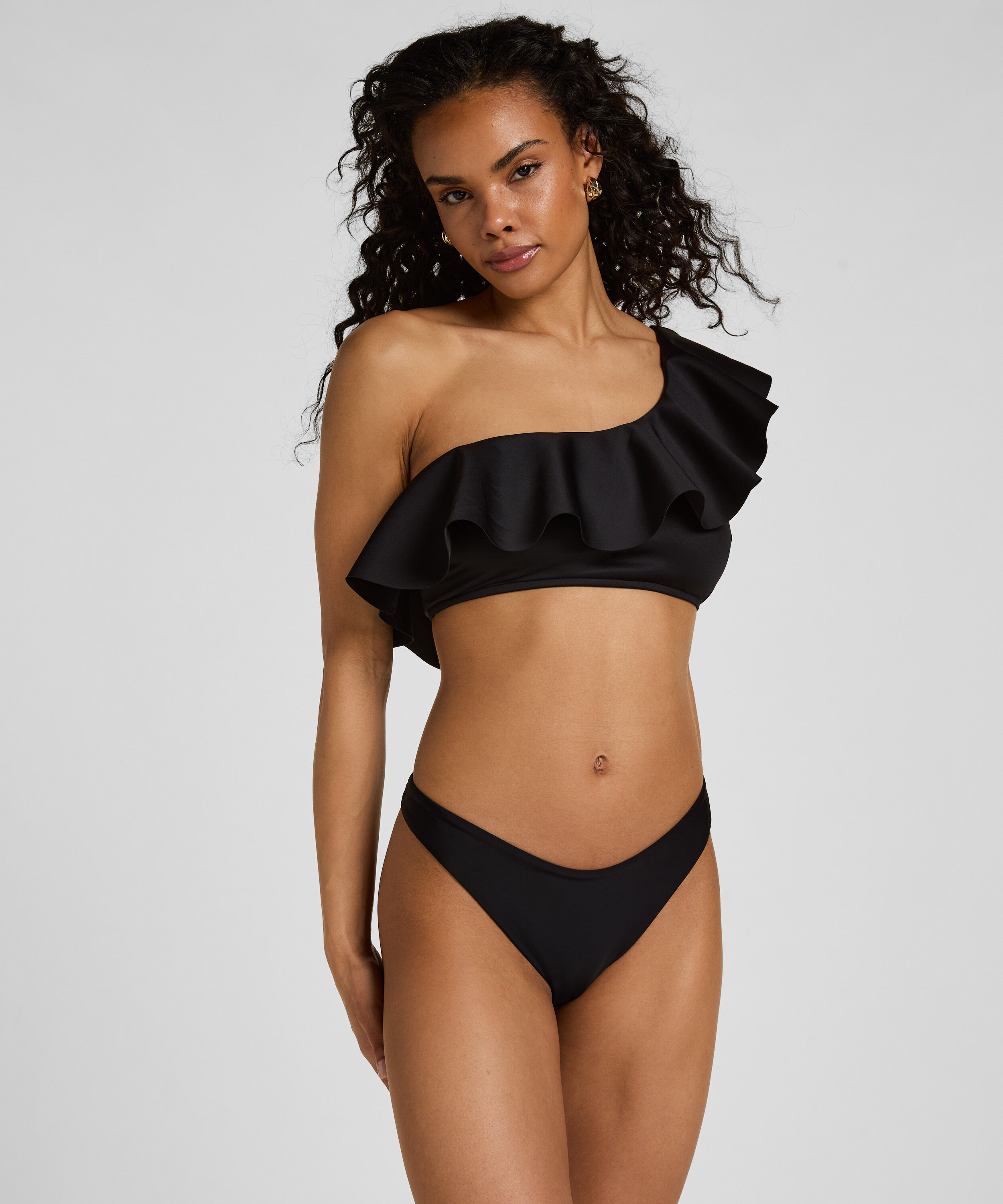 Highleg Bikinibottom Luxe, Svart Highleg Bikinibottom Luxe, Svart
