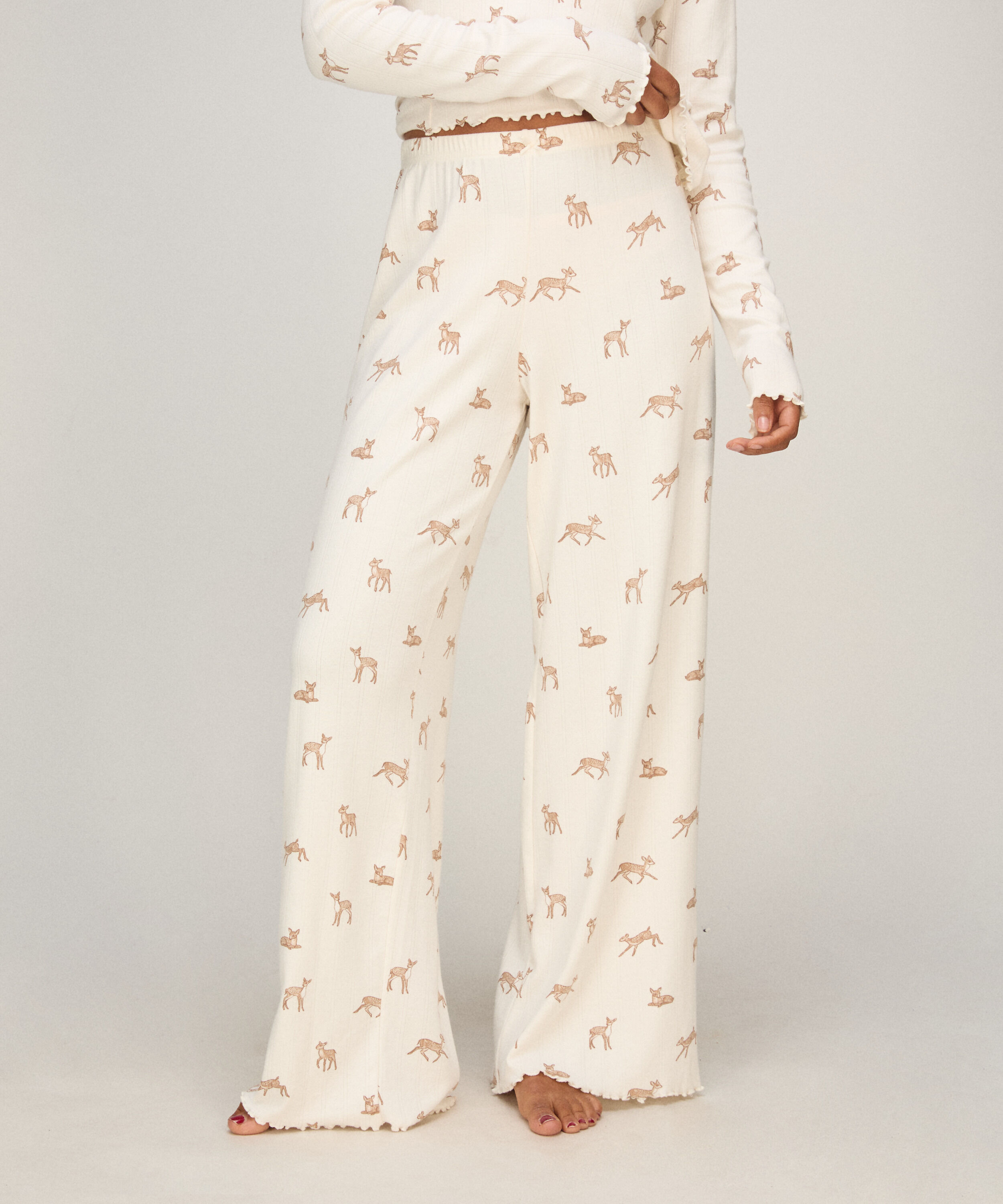 Pyjamasbyxor Loose Pointelle