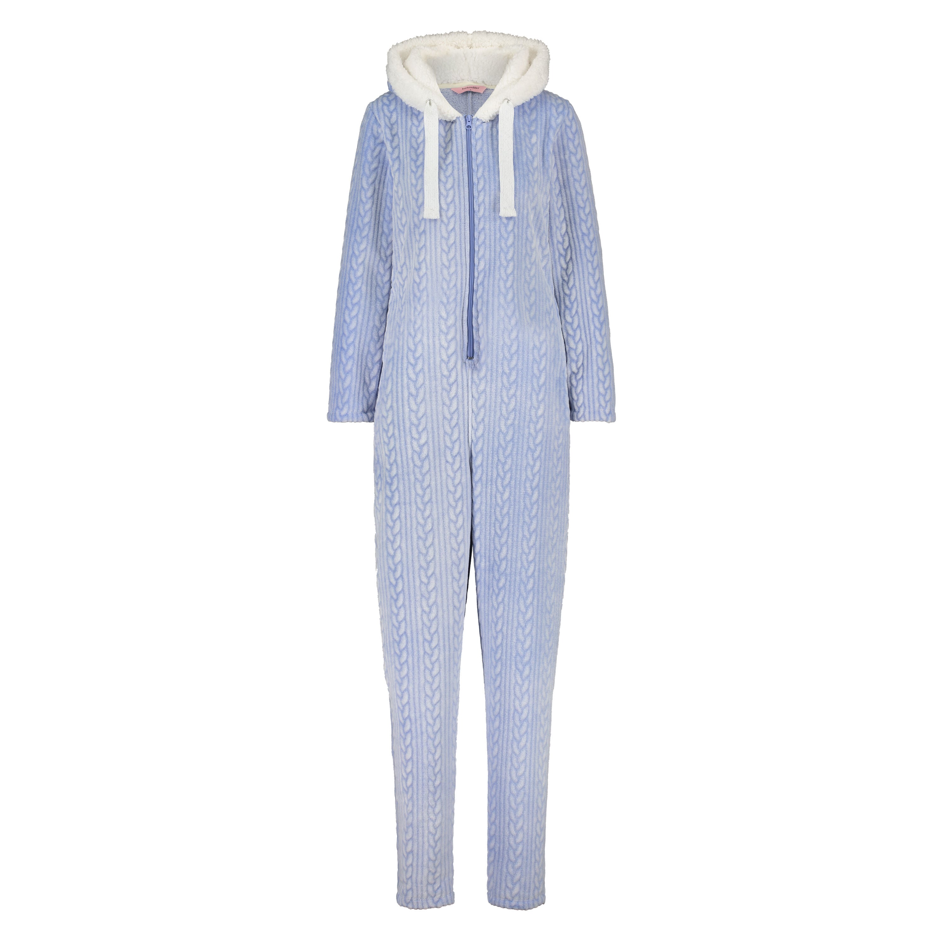 Fleece-onesie, Blå