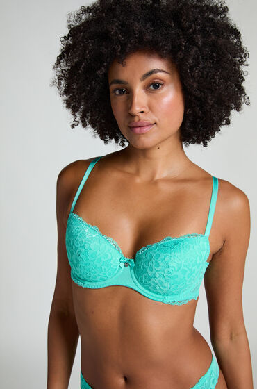 Hunkemöller Formpressad bygel-bh Marine Grön — produktbild