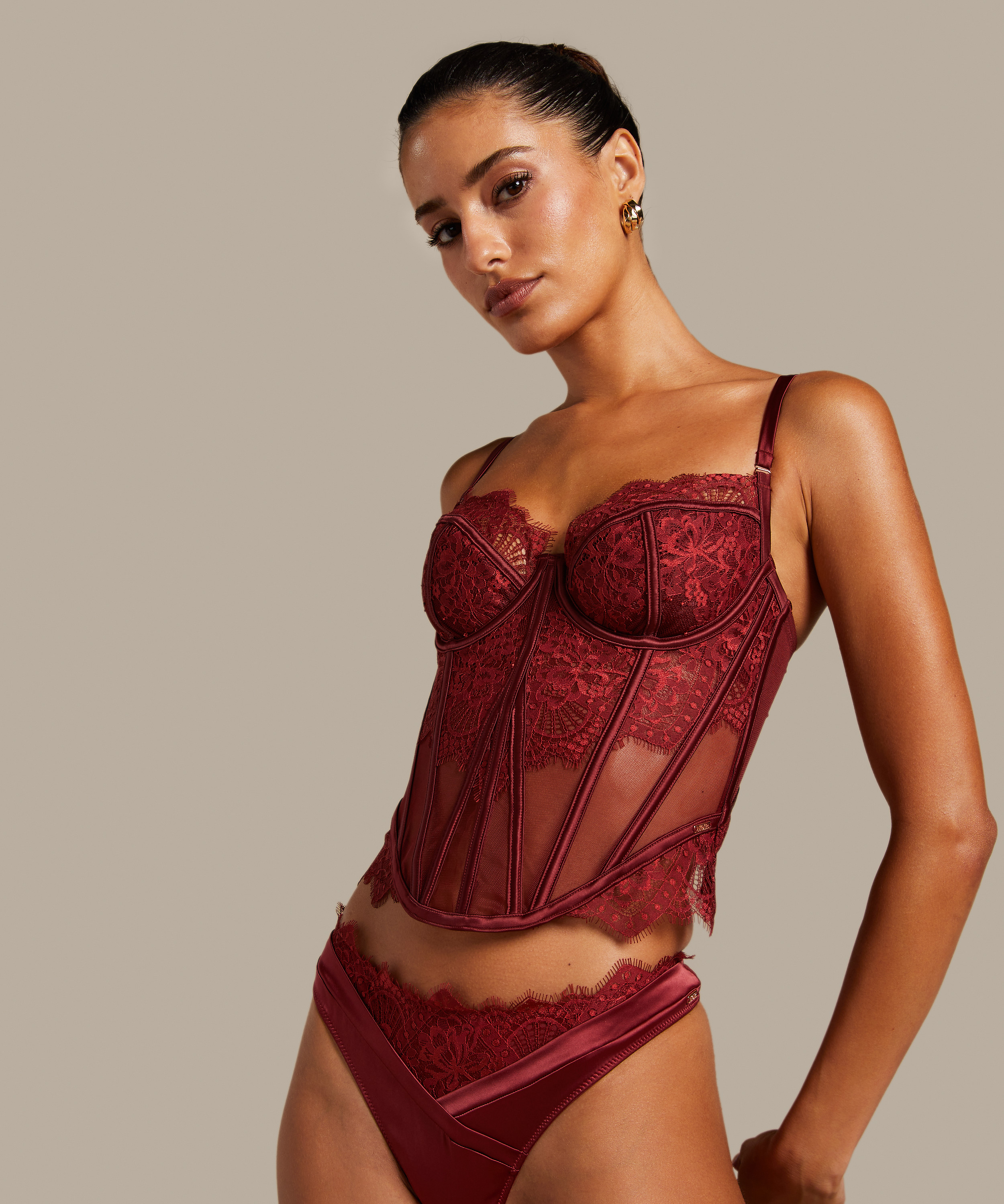 Bustier Zoe, Röd, main