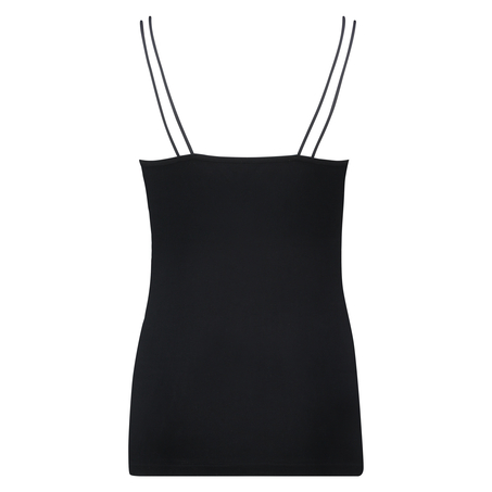 Sömlös spaghettitopp, Svart