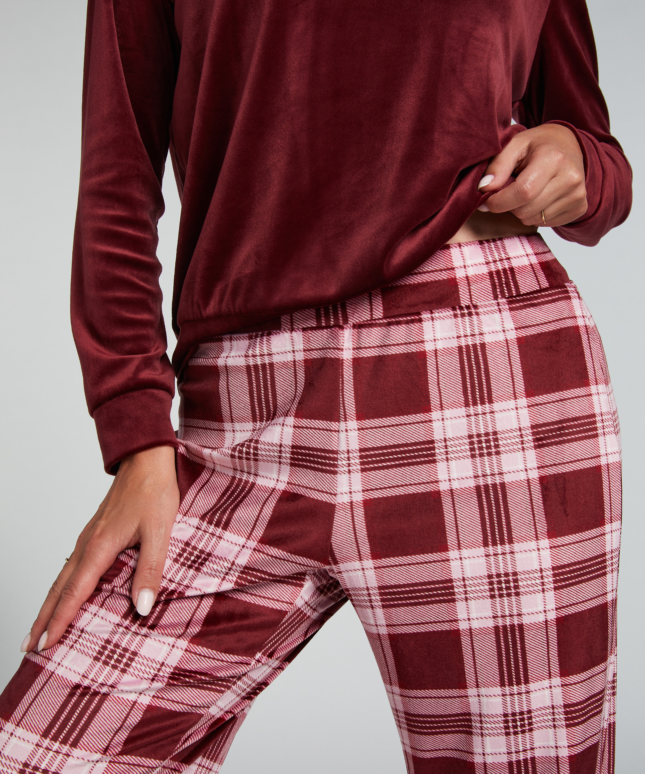 Pyjamasset Velours, Lila, main