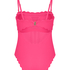 Baddräkt Bandeau Scallop, Rosa