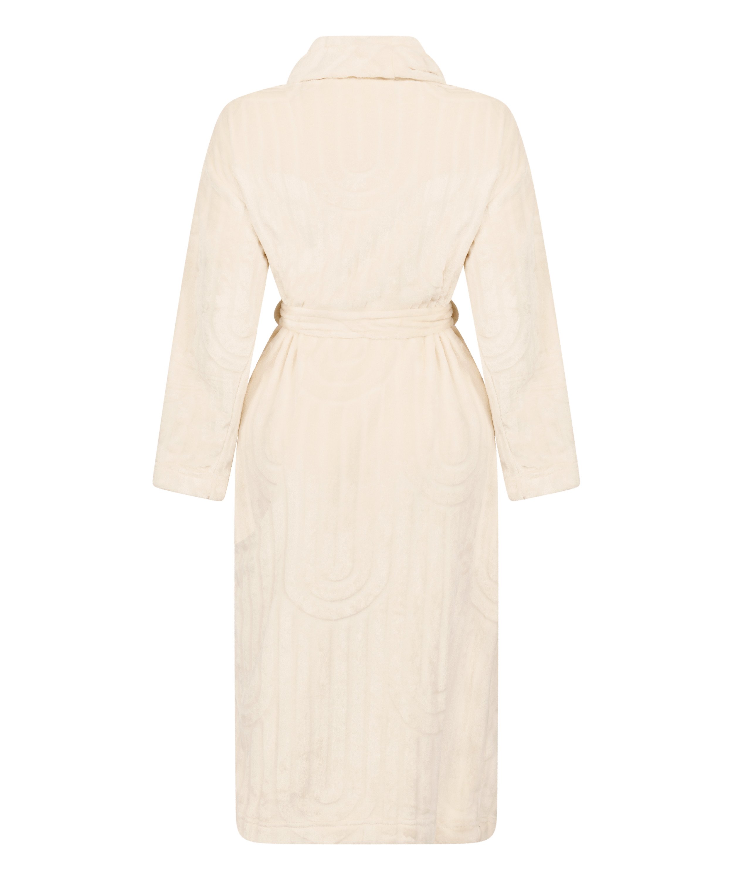 Lång fleecebadrock, Vit, main