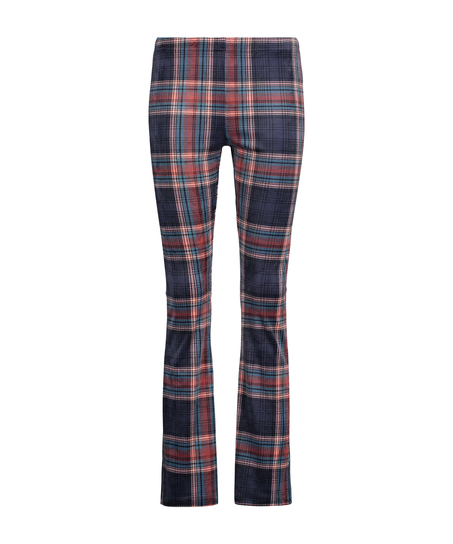 Sammetsleggings, blå