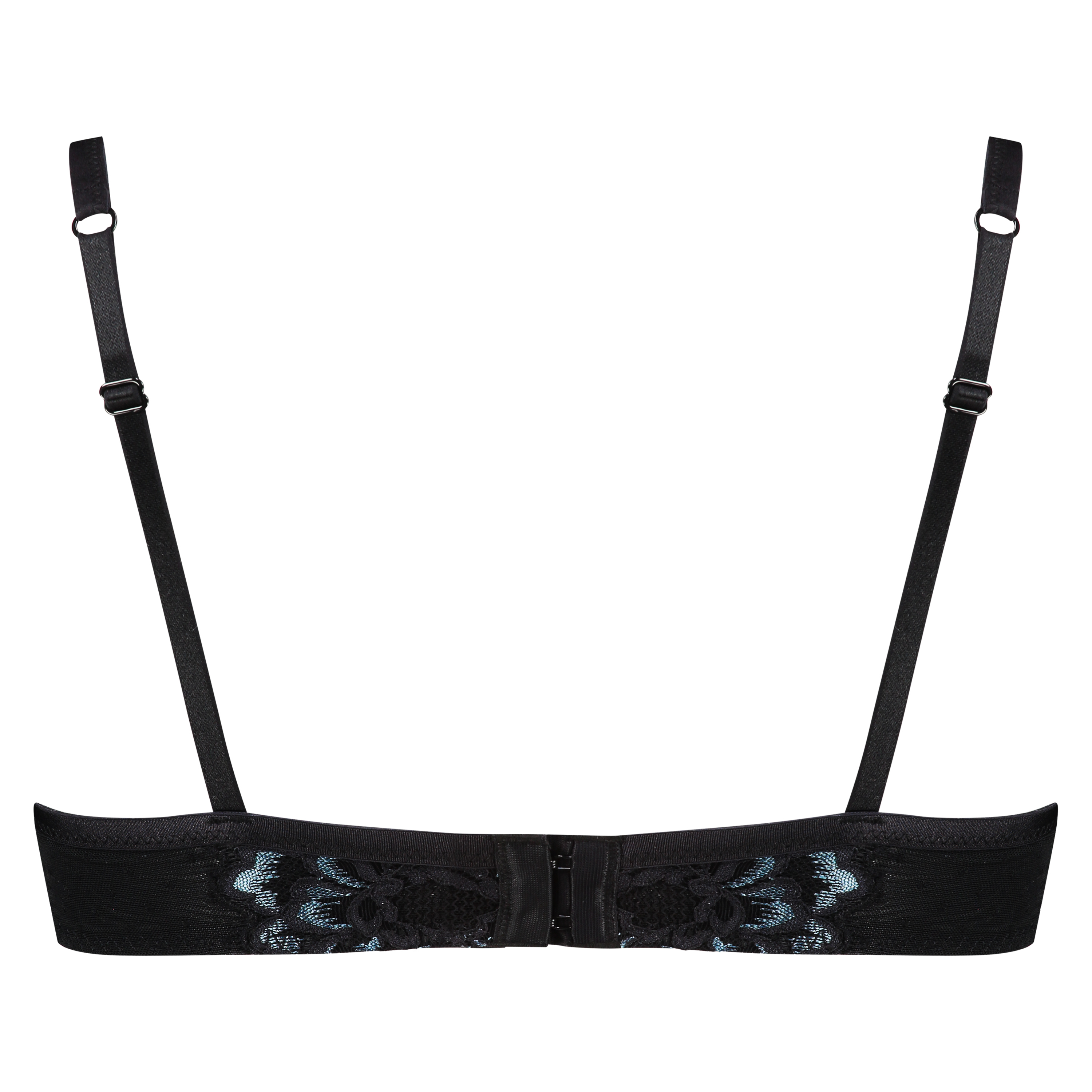 Doutzen Enchanted formpressad bygel-bh med halvkupa, Svart, main