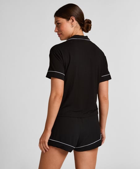 Shorts i jersey Essential, Svart