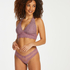 Brazilian-trosa V-shape mesh, Lila