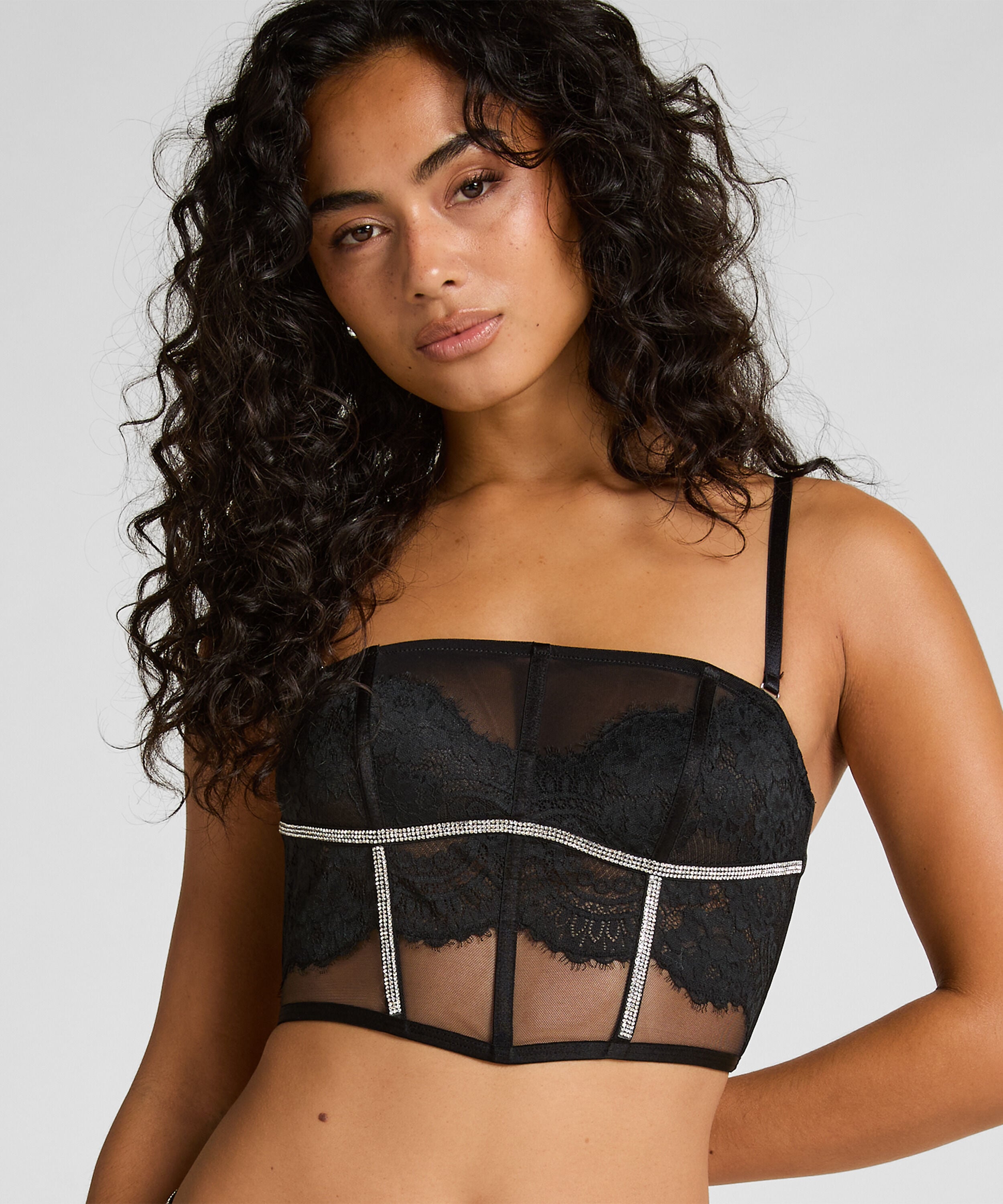 Odette bustier, Svart