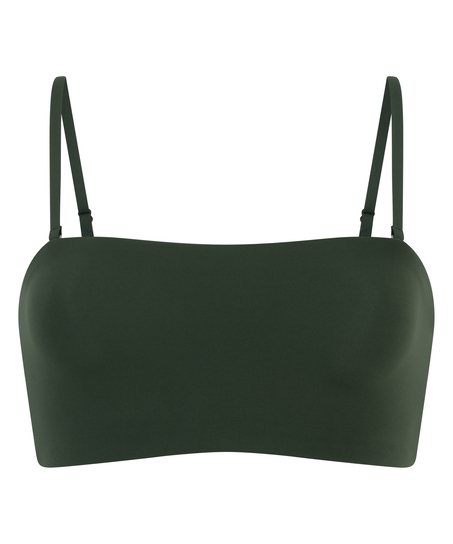 Bandeau Bralette Smooth, Grön