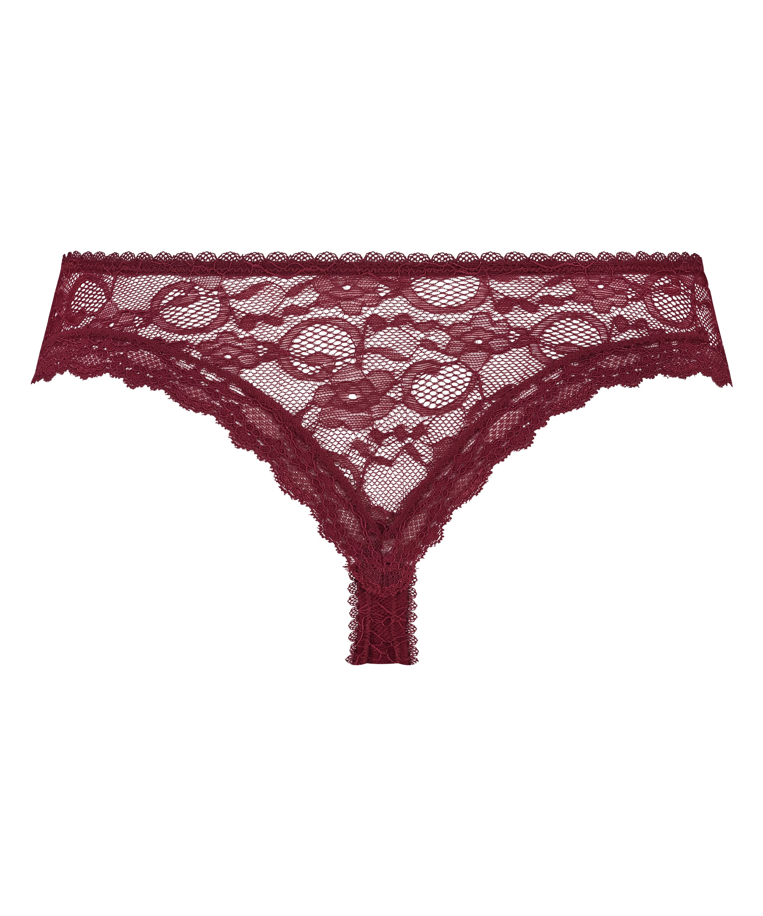 Riley högt skuren minibrazilian-trosa, röd, main