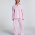 Pyjamastopp bomull, Rosa