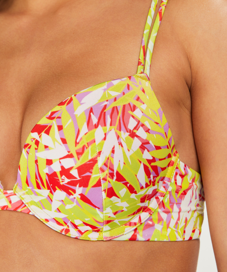 Formpressad pushup-bikiniöverdel Marrakesh, Grön