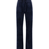 Velour joggingbyxor, blå