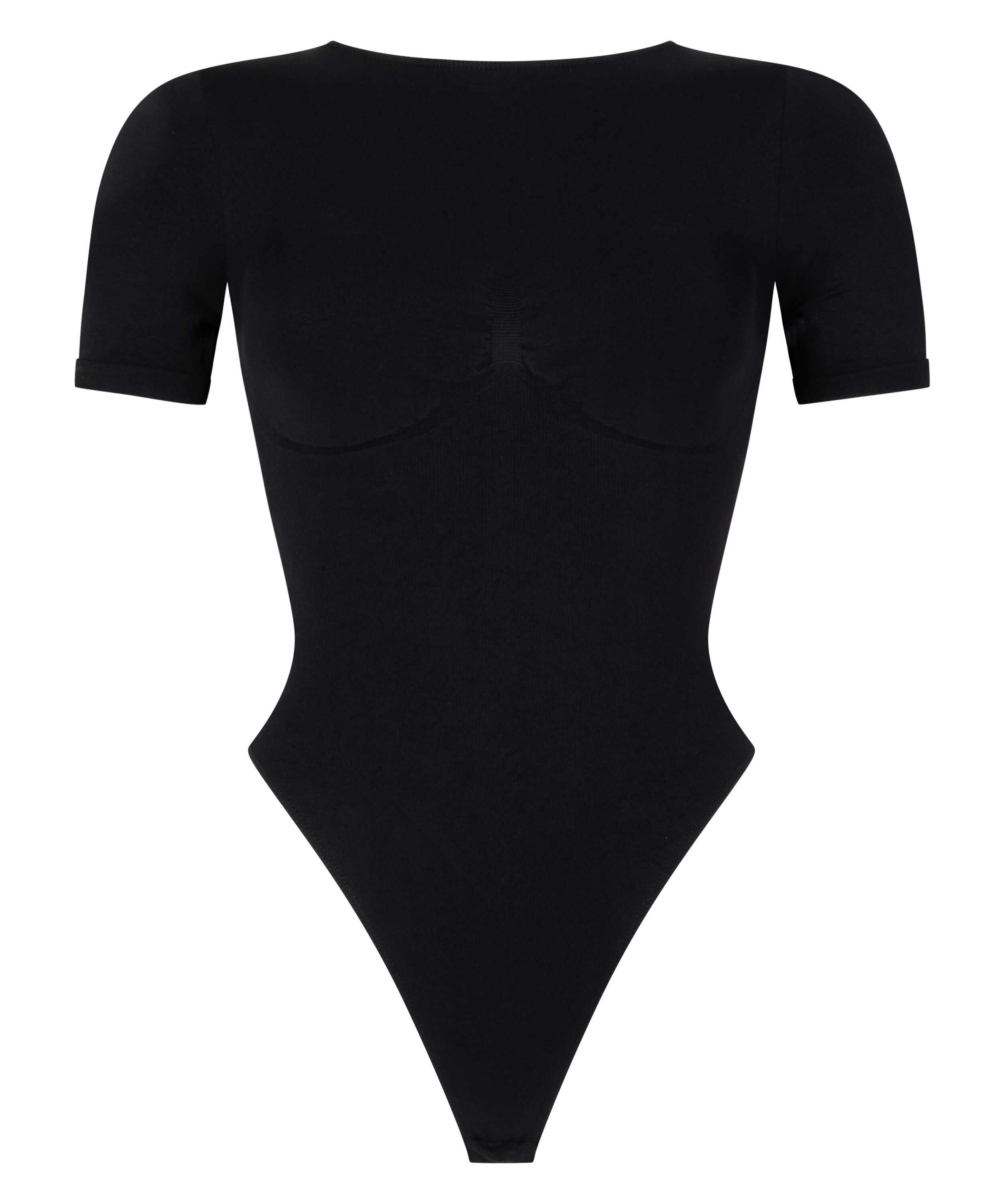 S&ouml;ml&ouml;s kort&auml;rmad body, Svart