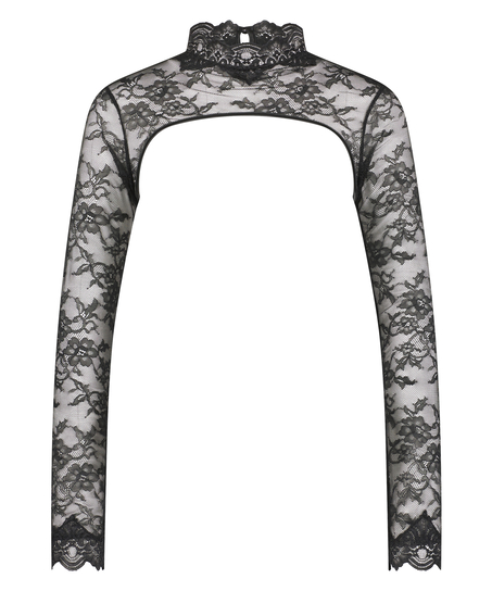 Bolero topp Sienna, Svart