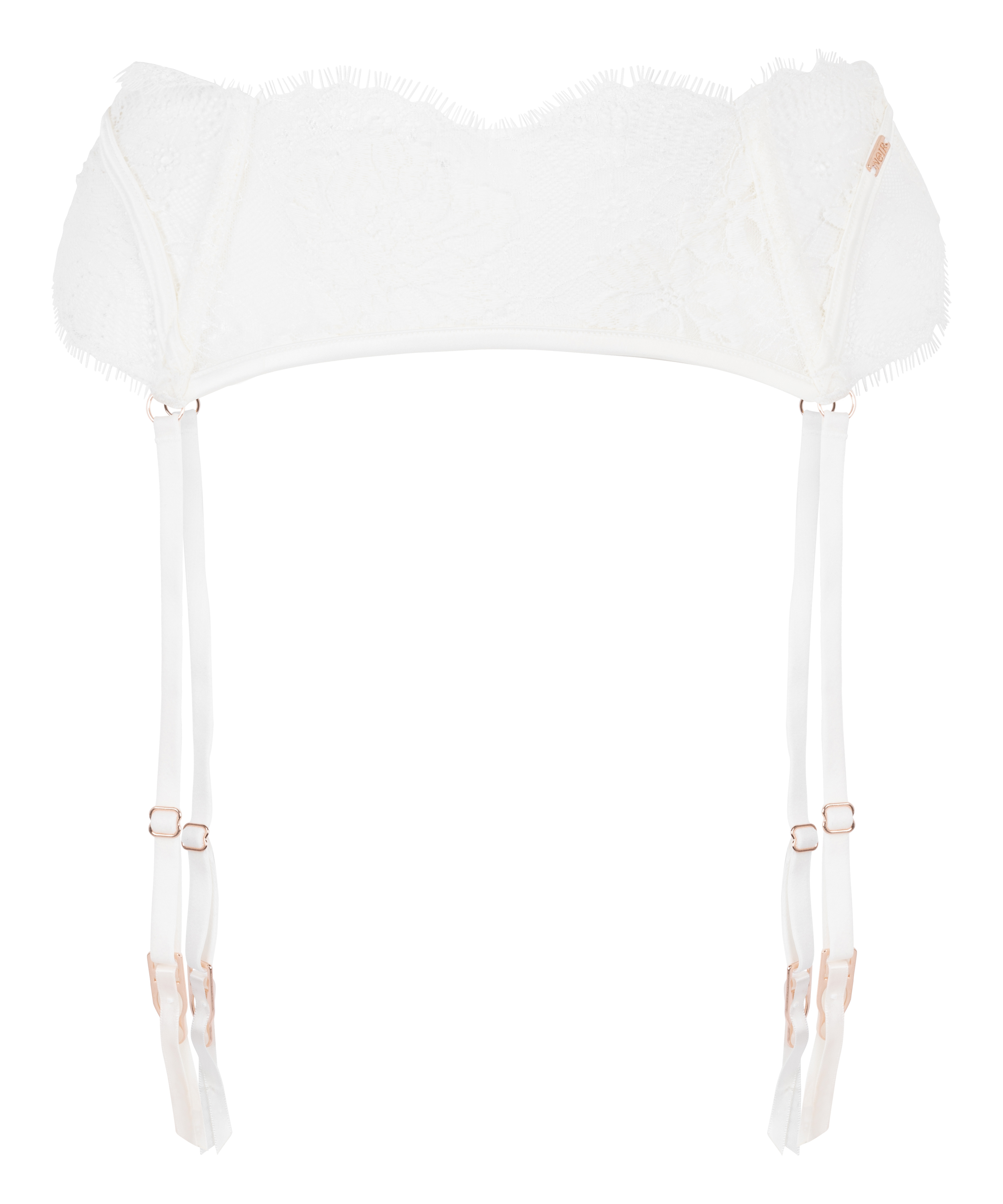 Strumpeband Tiah, Vit, main