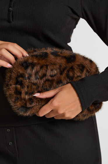 Hunkemöller Sminkväska med leopard scrunchie