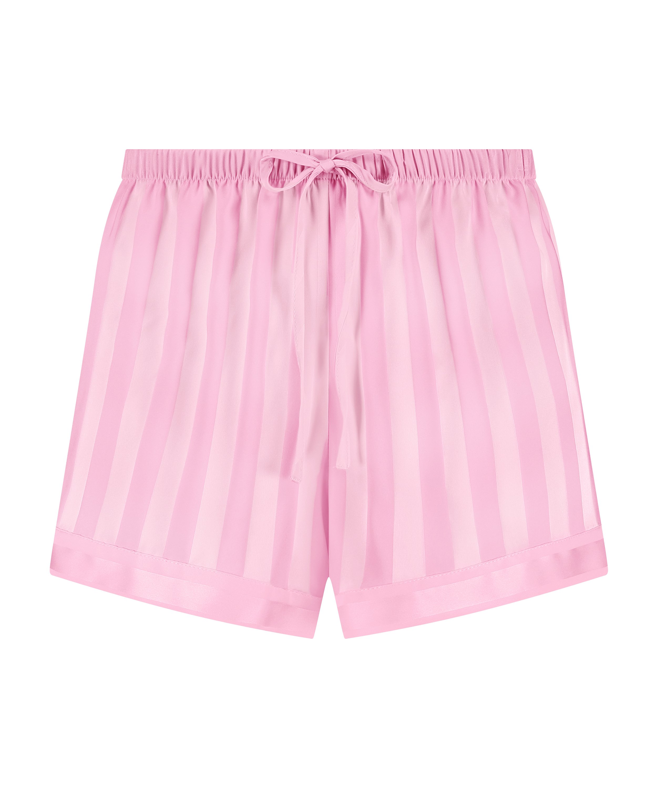 Satin pyjamasshorts, Rosa, main
