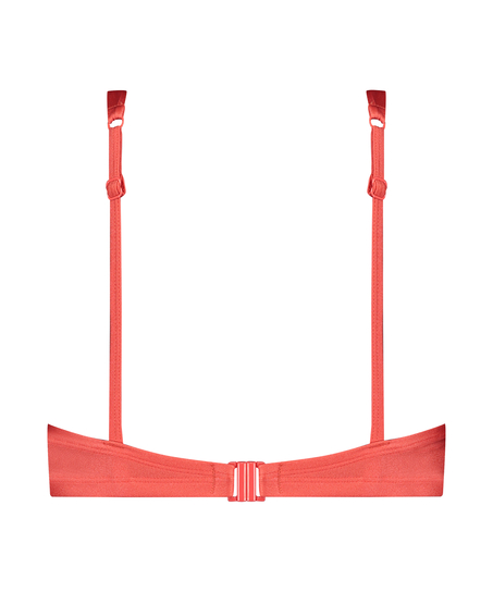 Luxe push-up bikini-överdel Storlek A - E, Röd