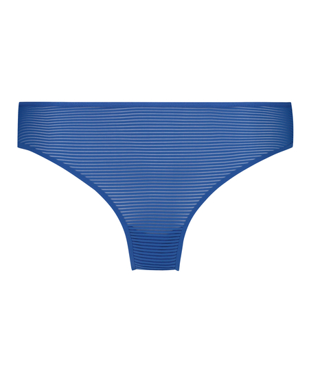 Brazilian-trosa Invisible Burned Out Stripe, Blå