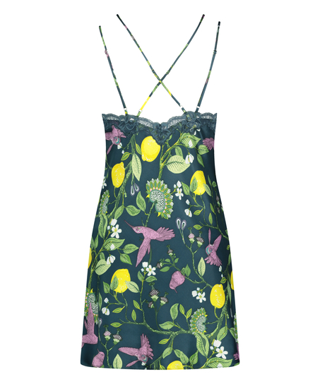 Underkl&auml;nning i satin, Bl&aring;