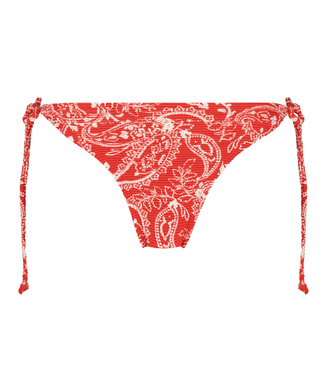 Paisley brazilian-bikiniunderdel, röd