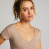 Nattlinne Henley, Beige
