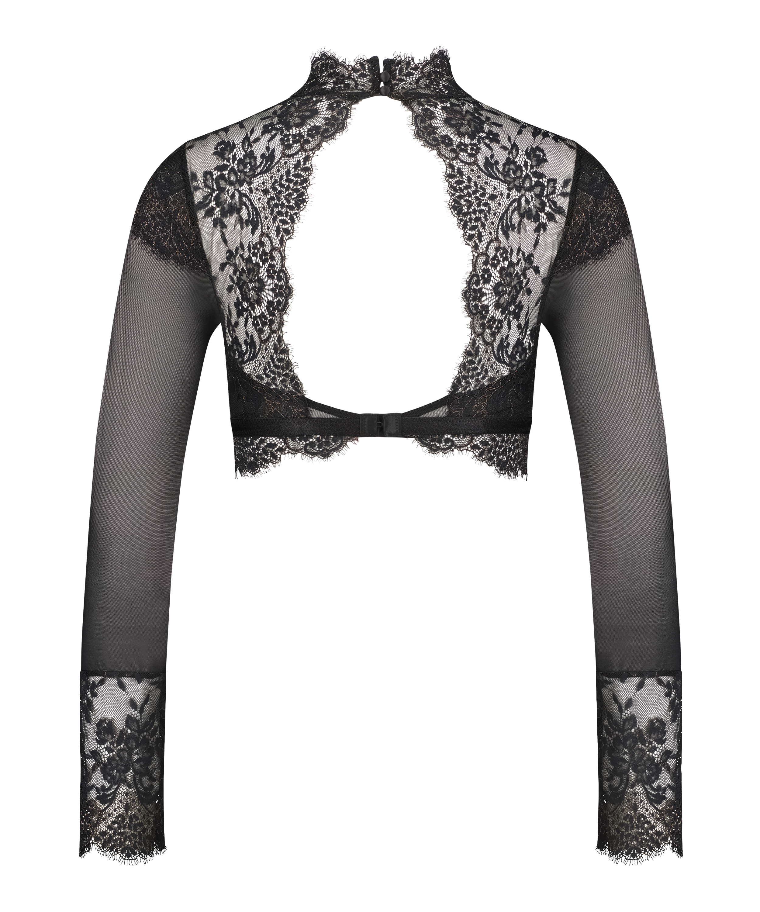 L&aring;ng&auml;rmad bralette Cynthia, Svart, main