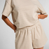 Pyjamasset Jersey, Beige