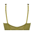 Icke-formpressad longline bygel-bh Amelie, Grön
