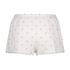 Pyjamasshorts Pointelle, Vit