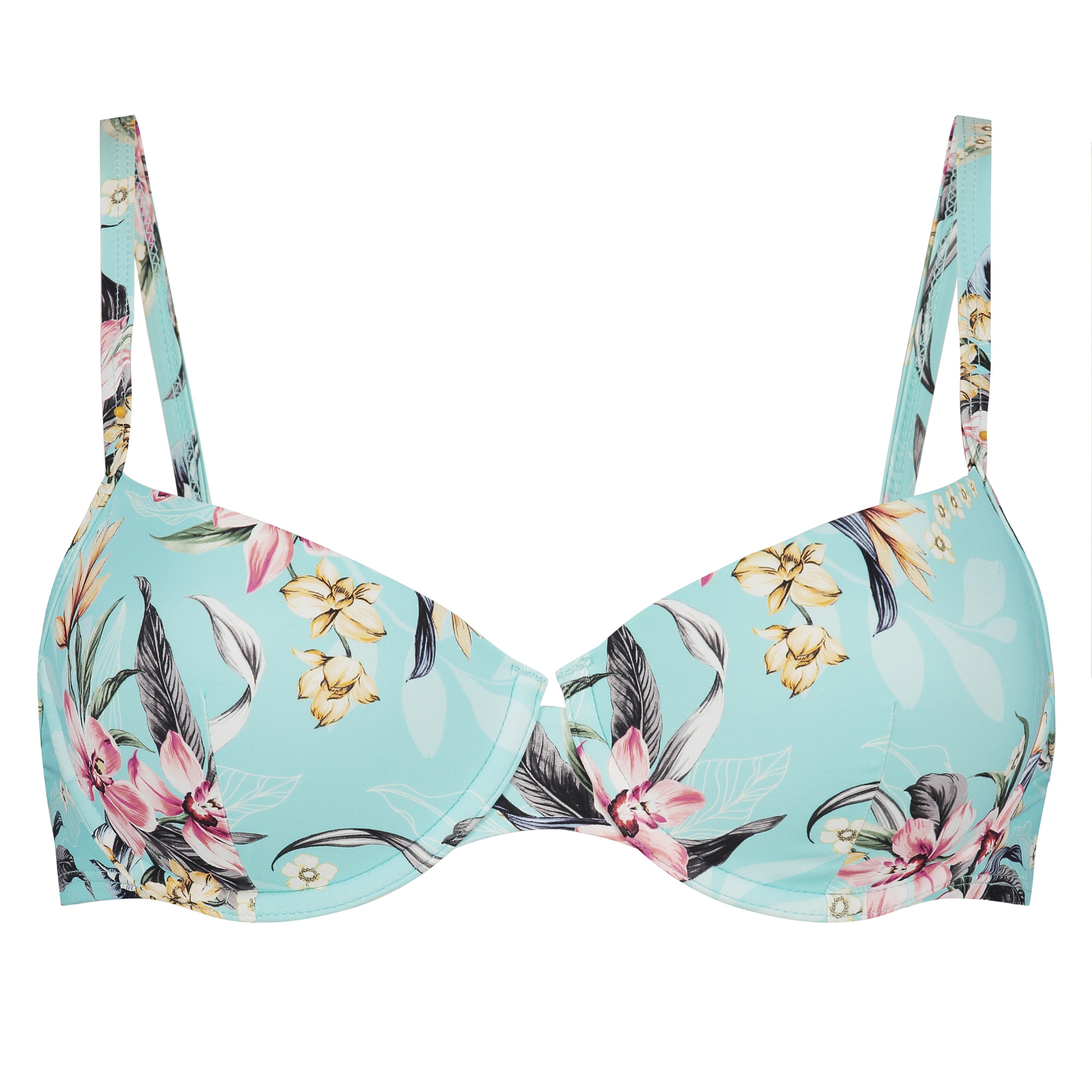 Bea formpressad bh med bygel, Bl&aring;, main