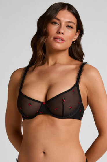 Hunkemöller Icke-vadderad bygelbehå Chelsey Svart