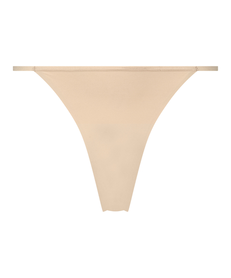Sömlös stringtrosa, Beige